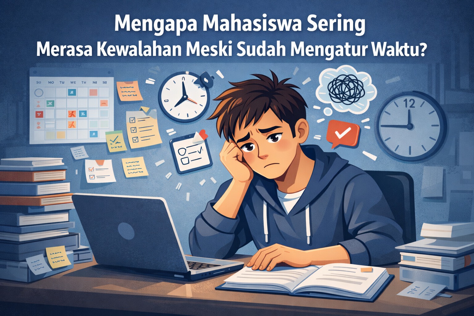 Mengapa Mahasiswa Sering Merasa Kewalahan Meskipun Sudah Berusaha Mengatur Waktu dengan Baik?
