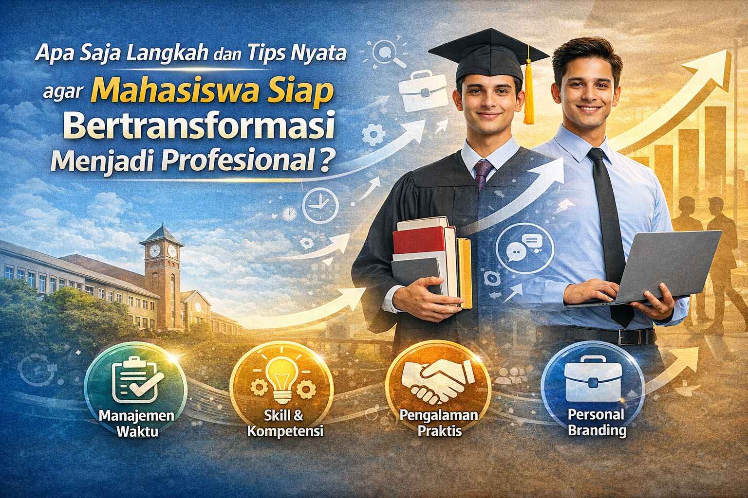 Apa Saja Langkah dan Tips Nyata agar Mahasiswa Siap Bertransformasi Menjadi Profesional?