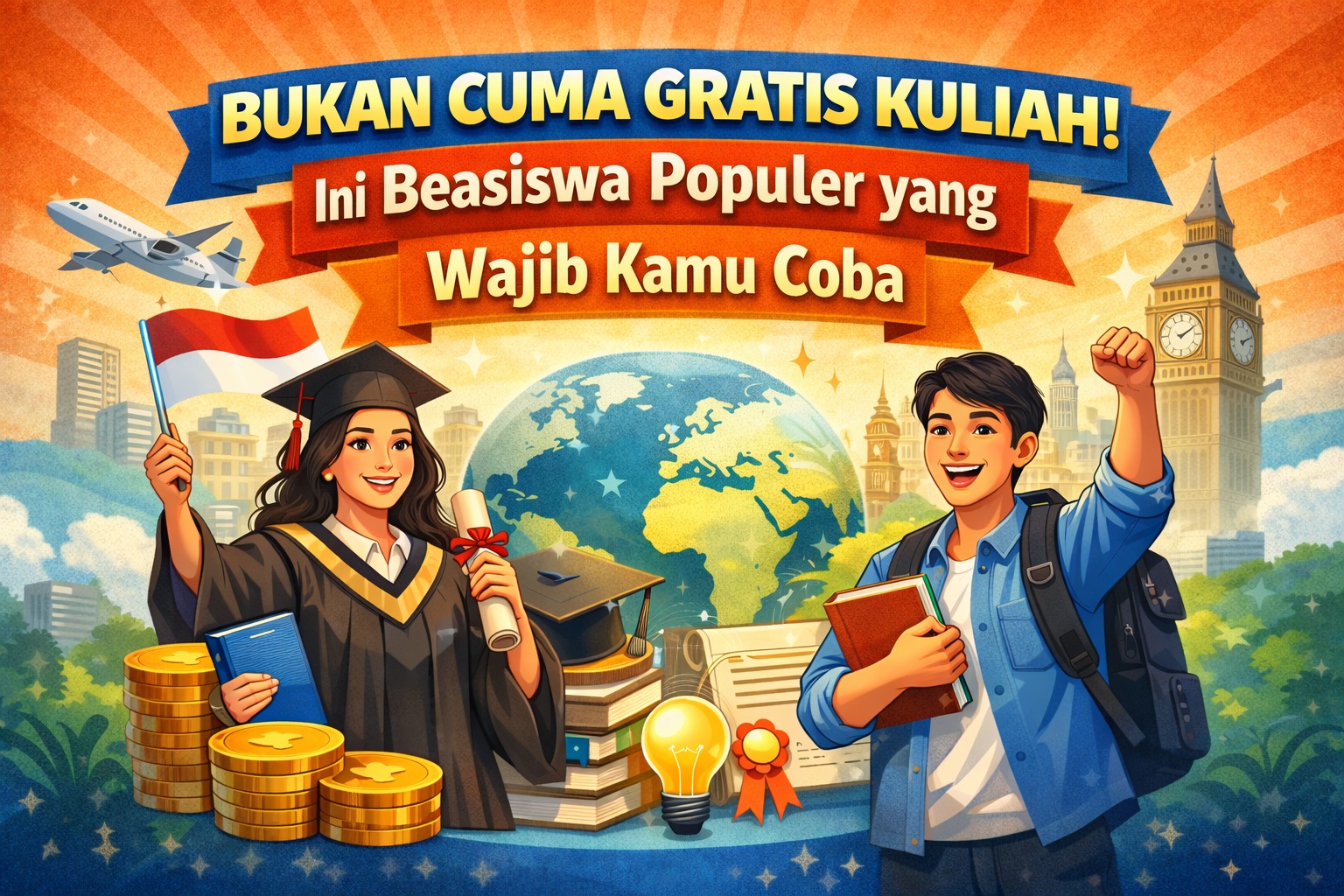 Bukan Cuma Gratis Kuliah! Ini Beasiswa Populer yang Wajib Kamu Coba