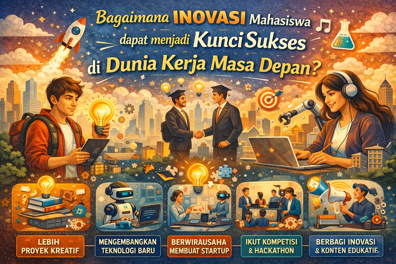 Bagaimana Inovasi Mahasiswa Dapat Menjadi Kunci Sukses di Dunia Kerja Masa Depan?
