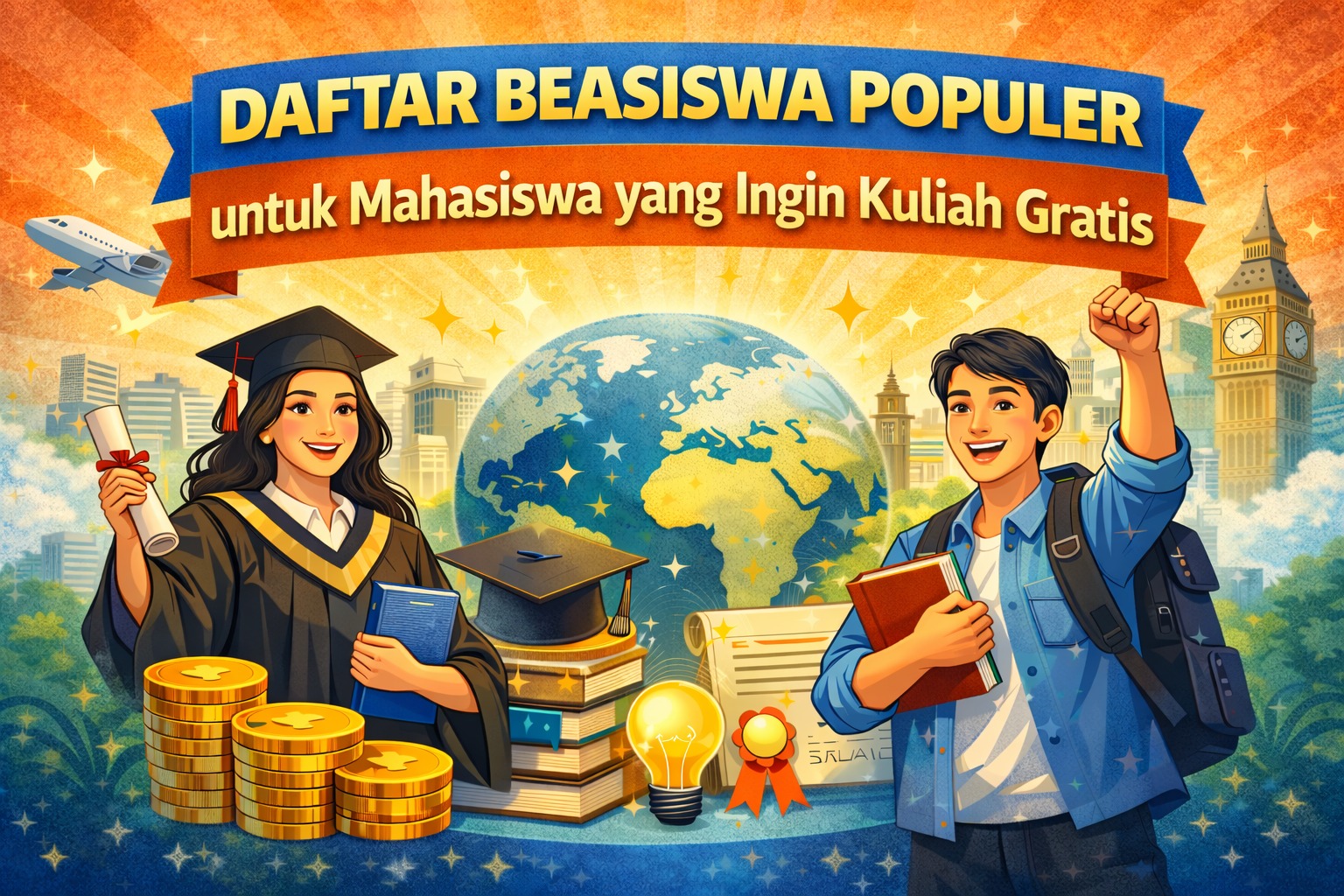 Daftar Beasiswa Populer untuk Mahasiswa yang Ingin Kuliah Gratis