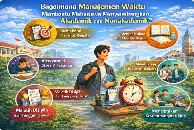 Bagaimana Manajemen Waktu Membantu Mahasiswa Menyeimbangkan Akademik dan Nonakademik?