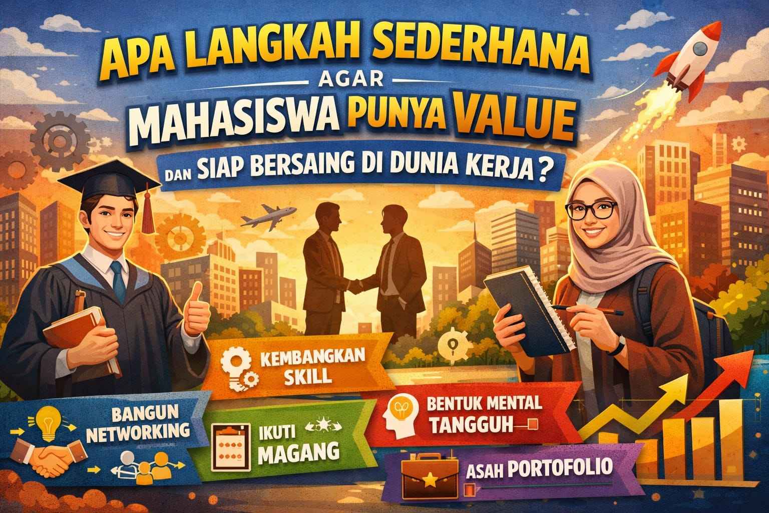 Apa Langkah Sederhana agar Mahasiswa Punya Value dan Siap Bersaing di Dunia Kerja?