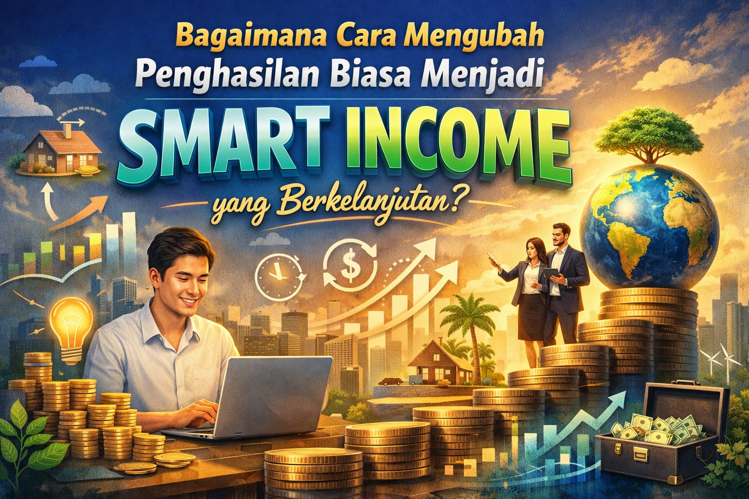 Bagaimana Cara Mengubah Penghasilan Biasa Menjadi Smart Income yang Berkelanjutan?