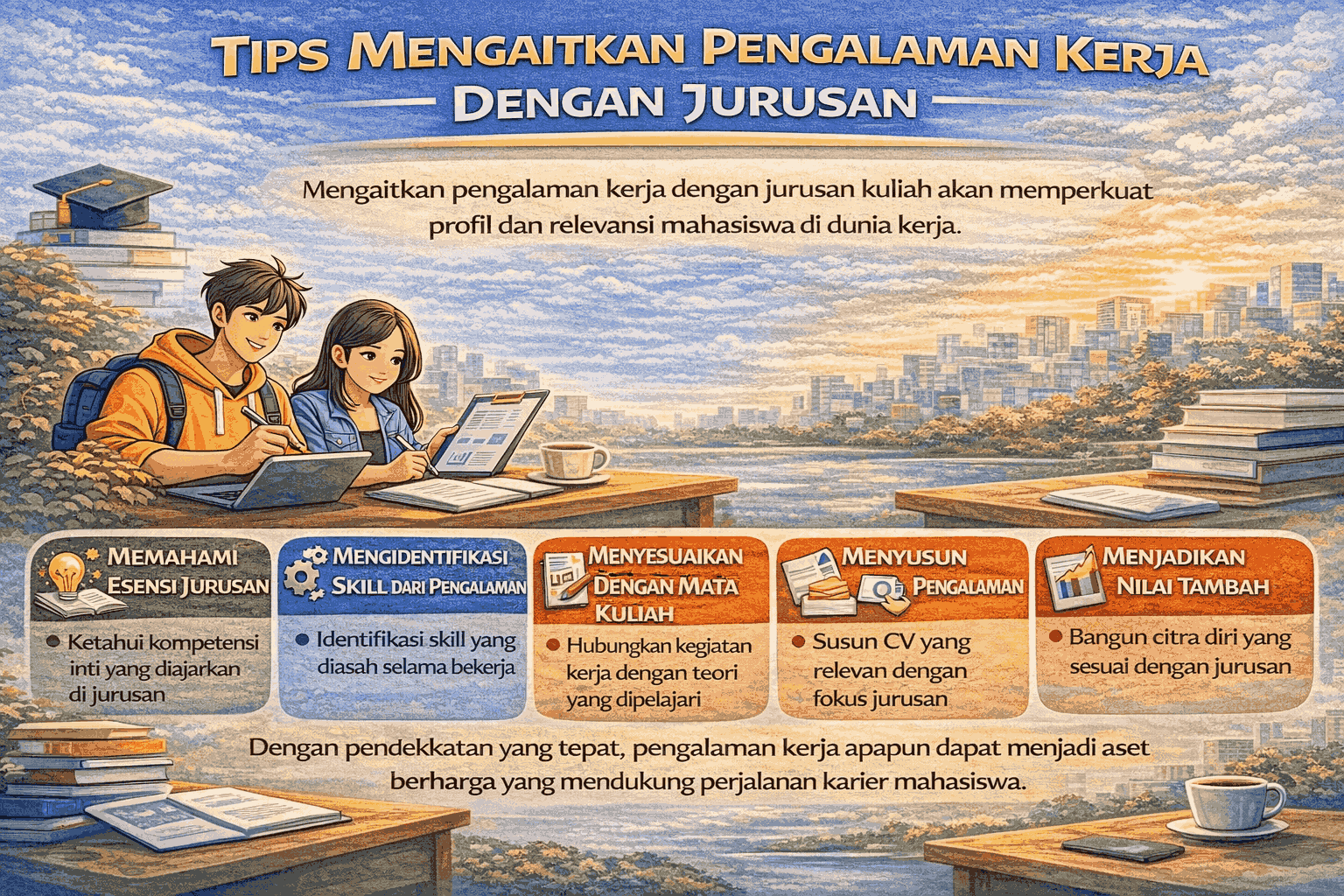 Tips Mengaitkan Pengalaman Kerja Dengan Jurusan