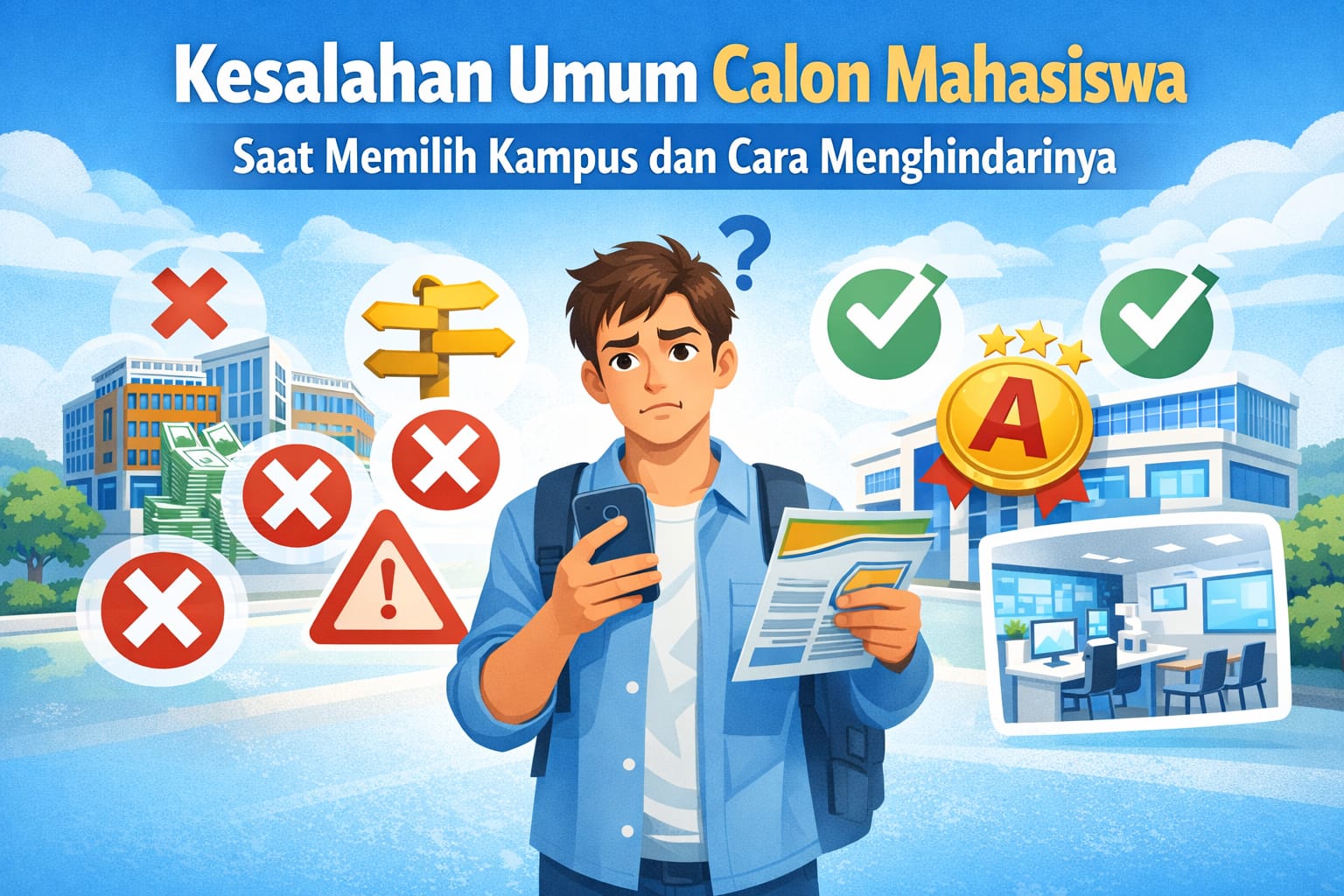 Kesalahan Umum Calon Mahasiswa Saat Memilih Kampus dan Cara Menghindarinya