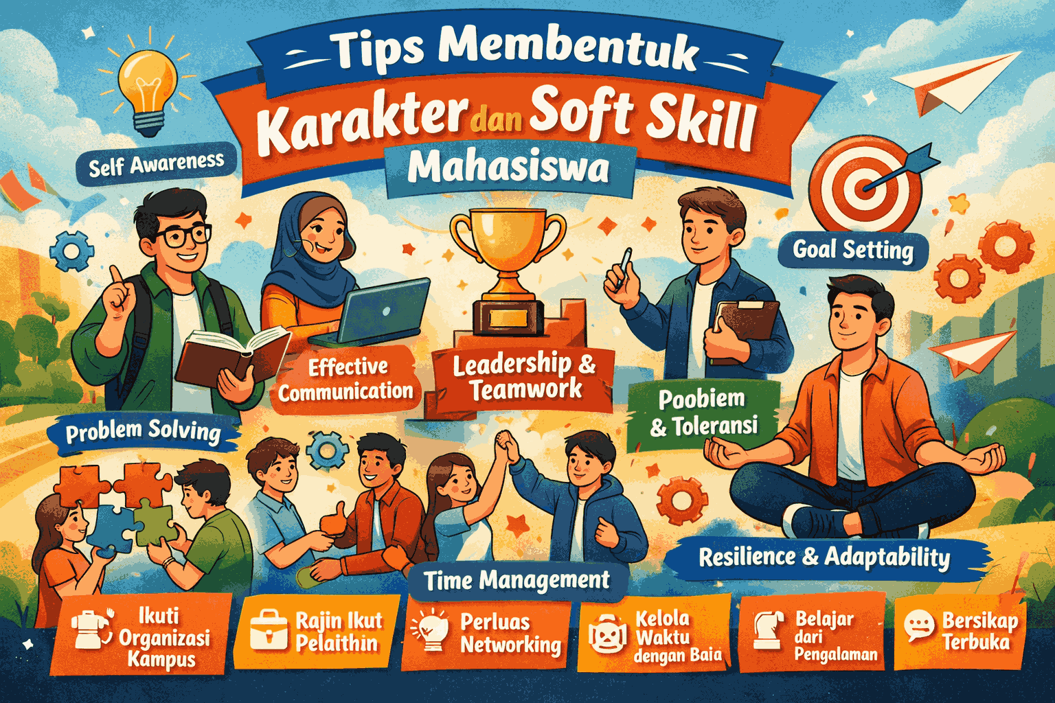 Tips Membentuk Karakter dan Soft Skill Mahasiswa