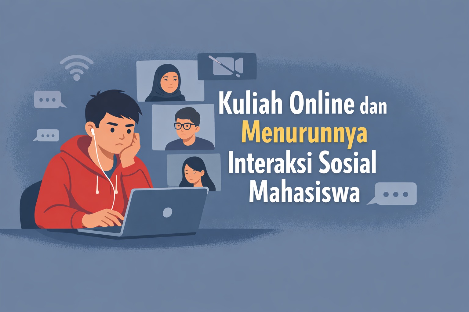 Kuliah Online dan Menurunnya Interaksi Sosial Mahasiswa