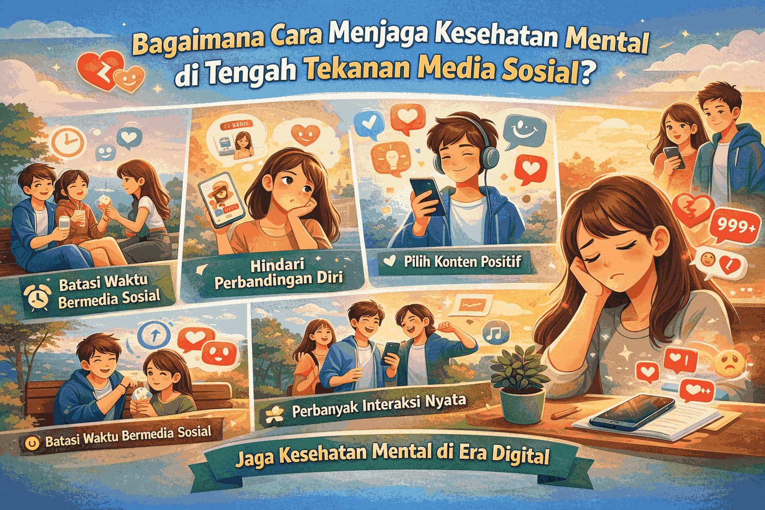 Bagaimana Cara Menjaga Kesehatan Mental di Tengah Tekanan Media Sosial?