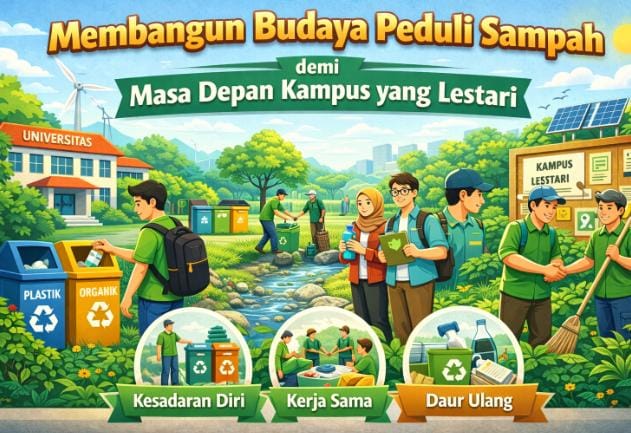 Membangun Budaya Peduli Sampah demi Masa Depan Kampus yang Lestari