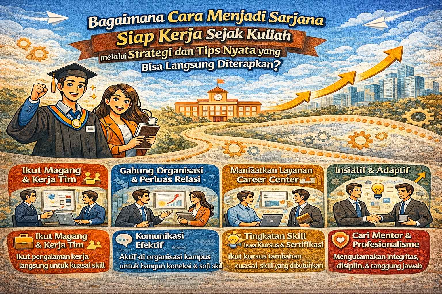 Bagaimana Cara Menjadi Sarjana Siap Kerja Sejak Kuliah Melalui Strategi dan Tips Nyata yang Bisa Langsung Diterapkan?