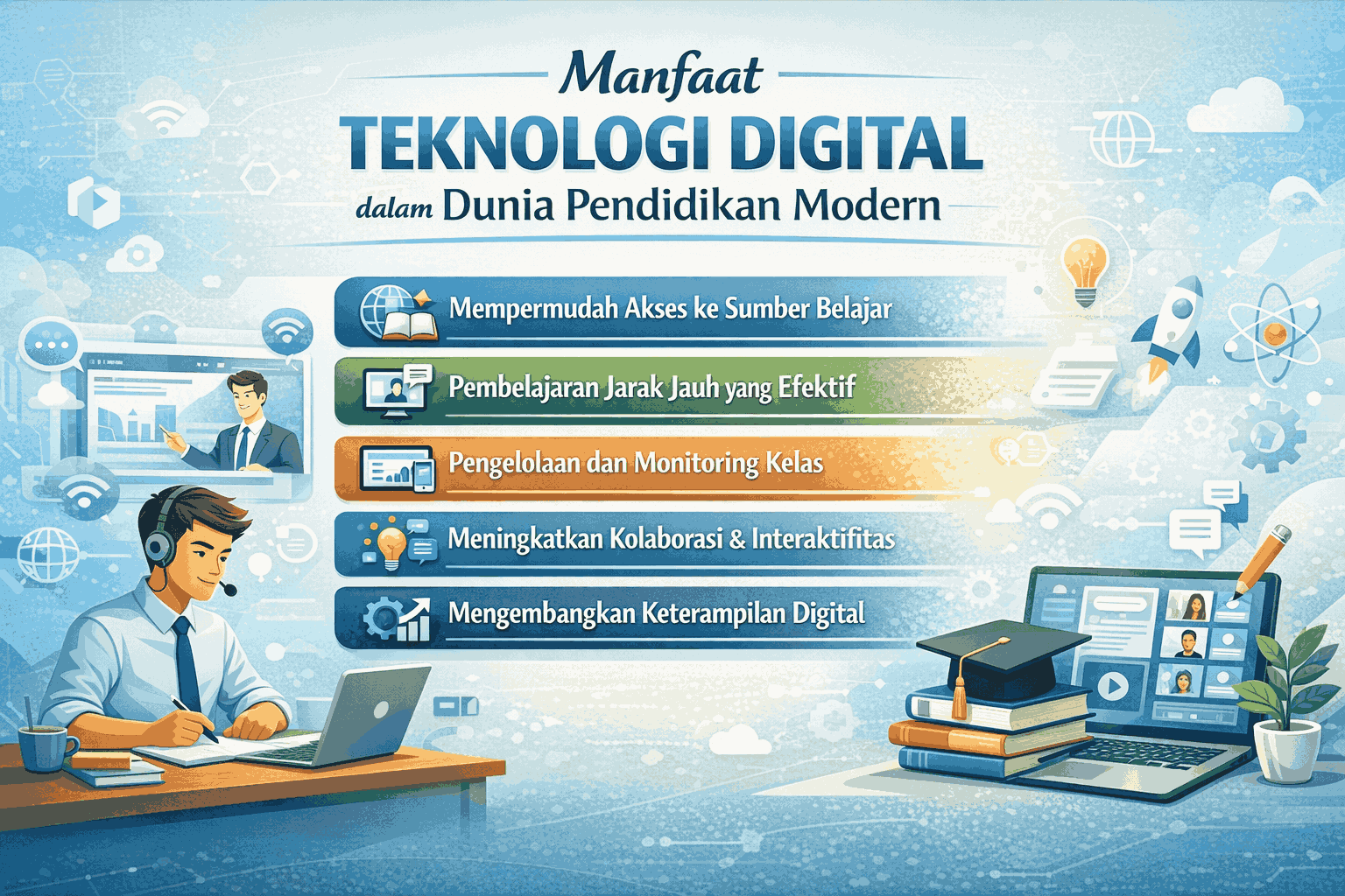 Manfaat Teknologi Digital dalam Dunia Pendidikan Modern