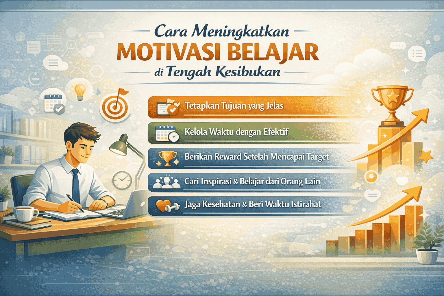 Cara Meningkatkan Motivasi Belajar di Tengah Kesibukan