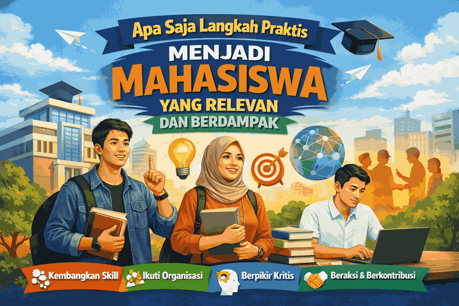 Apa Saja Langkah Praktis Menjadi Mahasiswa yang Relevan dan Berdampak