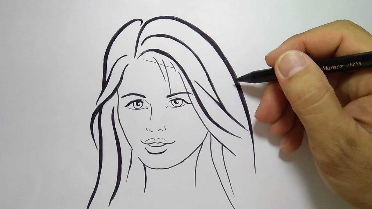 Bagaimana langkah-langkah menggambar wajah?
