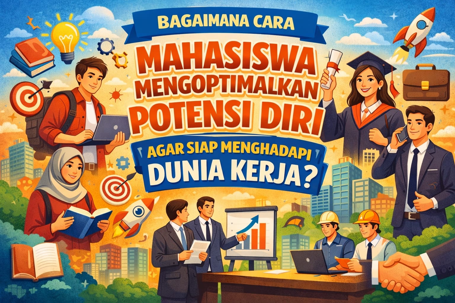 Bagaimana Cara Mahasiswa Mengoptimalkan Potensi Diri agar Siap Menghadapi Dunia Kerja?