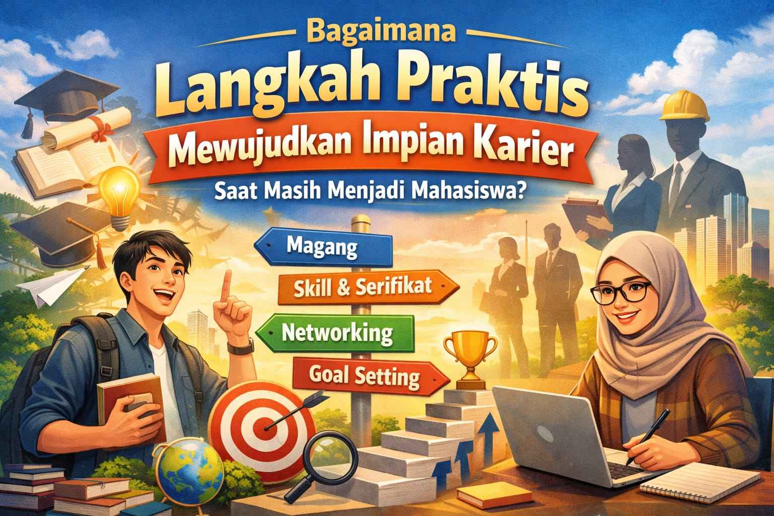 Bagaimana Langkah Praktis Mewujudkan Impian Karier Saat Masih Menjadi Mahasiswa?