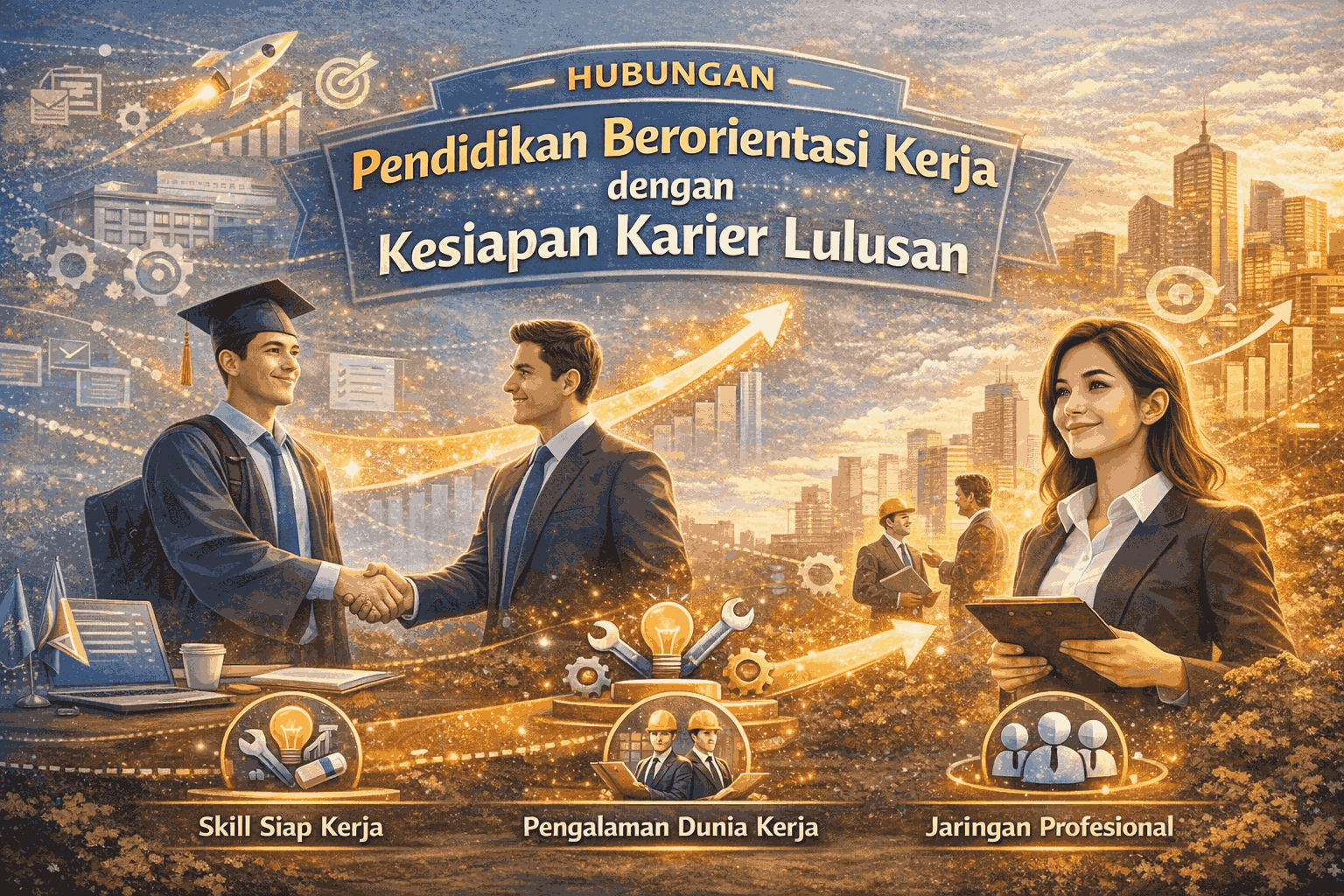Hubungan Pendidikan Berorientasi Kerja dengan Kesiapan Karier Lulusan
