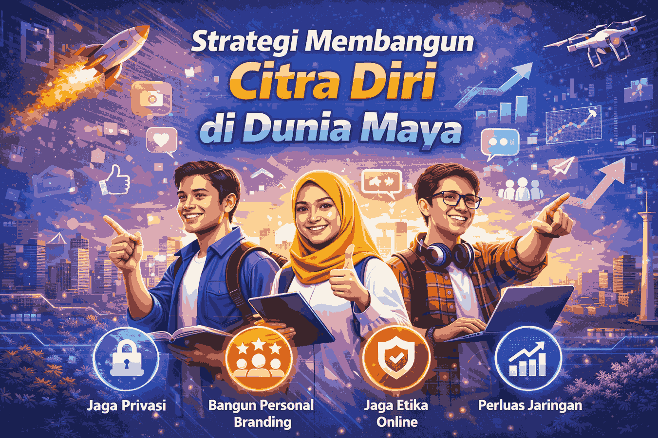 Strategi Membangun Citra Diri di Dunia Maya