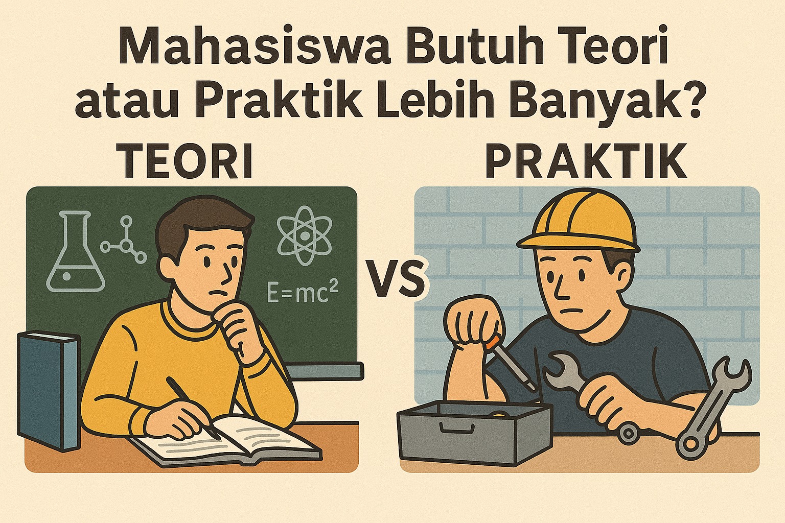 Mahasiswa Butuh Teori atau Praktik Lebih Banyak?
