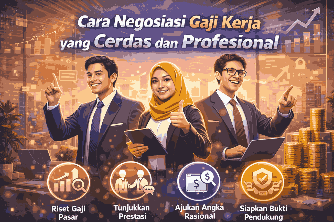 Cara Negosiasi Gaji Kerja yang Cerdas dan Profesional