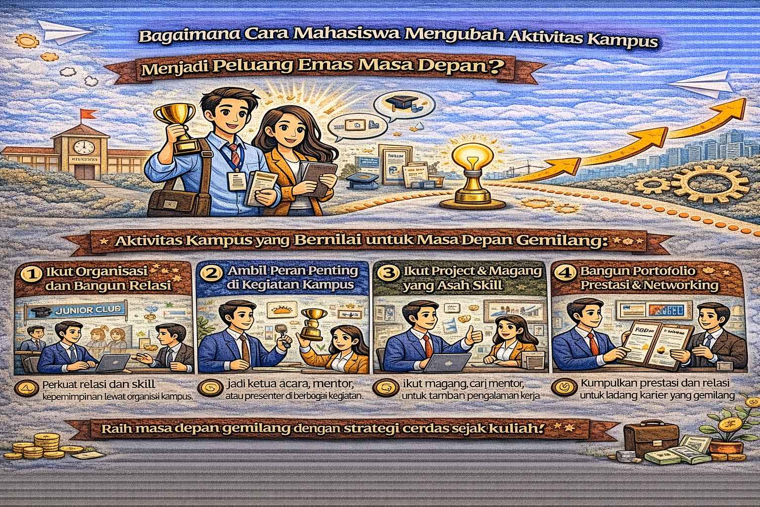 Bagaimana Cara Mahasiswa Mengubah Aktivitas Kampus Menjadi Peluang Emas Masa Depan?