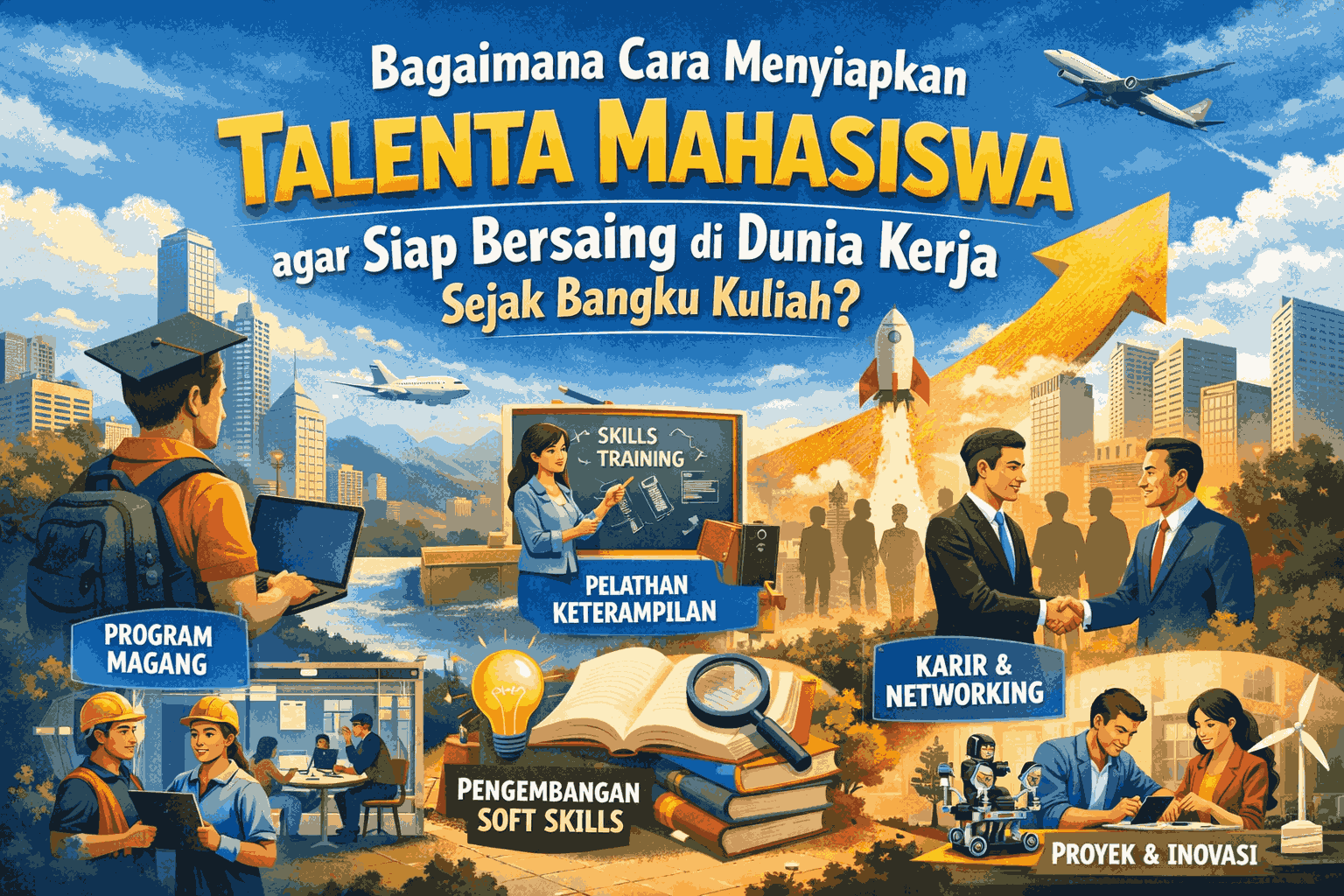 Bagaimana Cara Menyiapkan Talenta Mahasiswa agar Siap Bersaing di Dunia Kerja Sejak Bangku Kuliah?