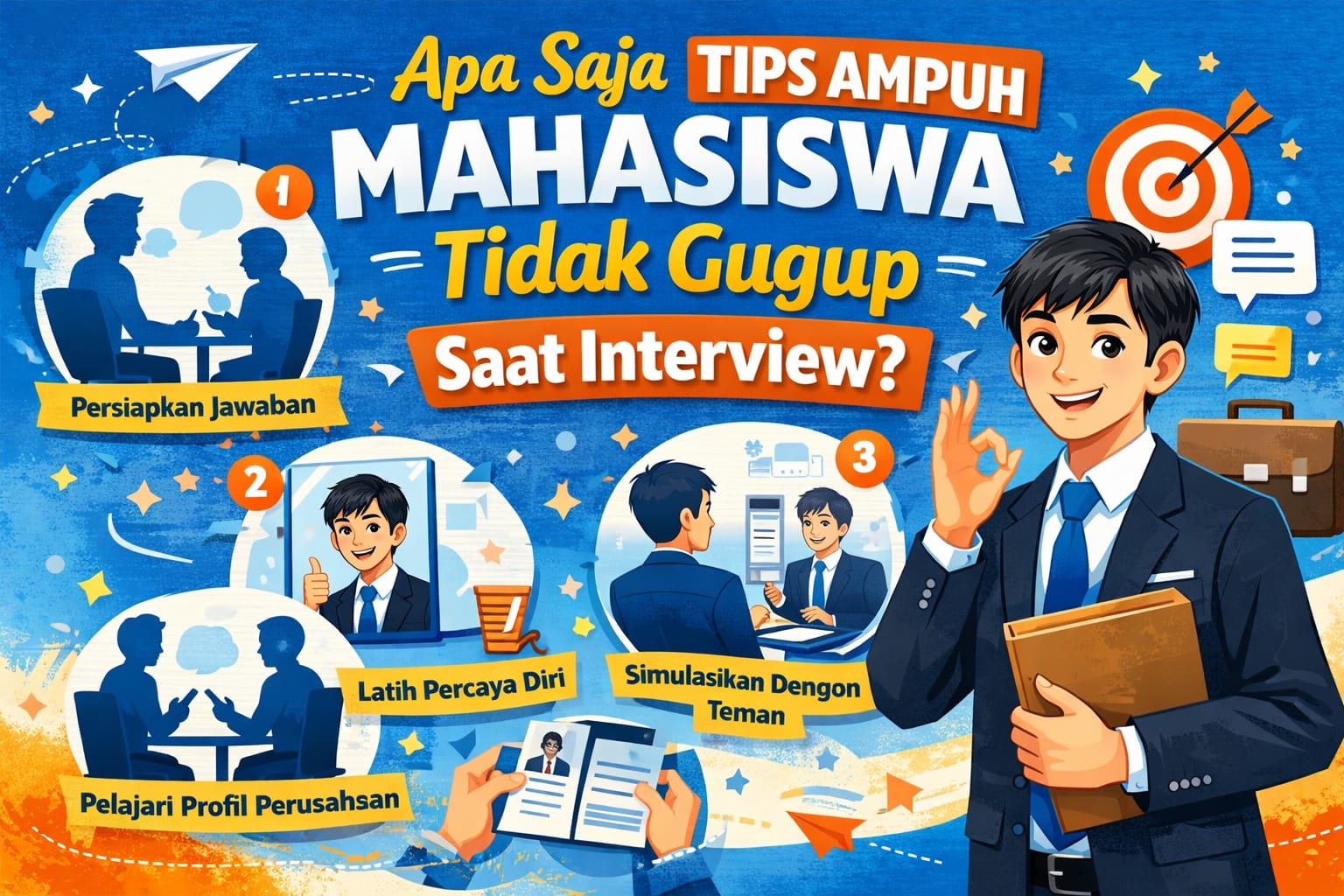 Apa Saja Tips Ampuh Agar Mahasiswa Tidak Gugup Saat Interview?