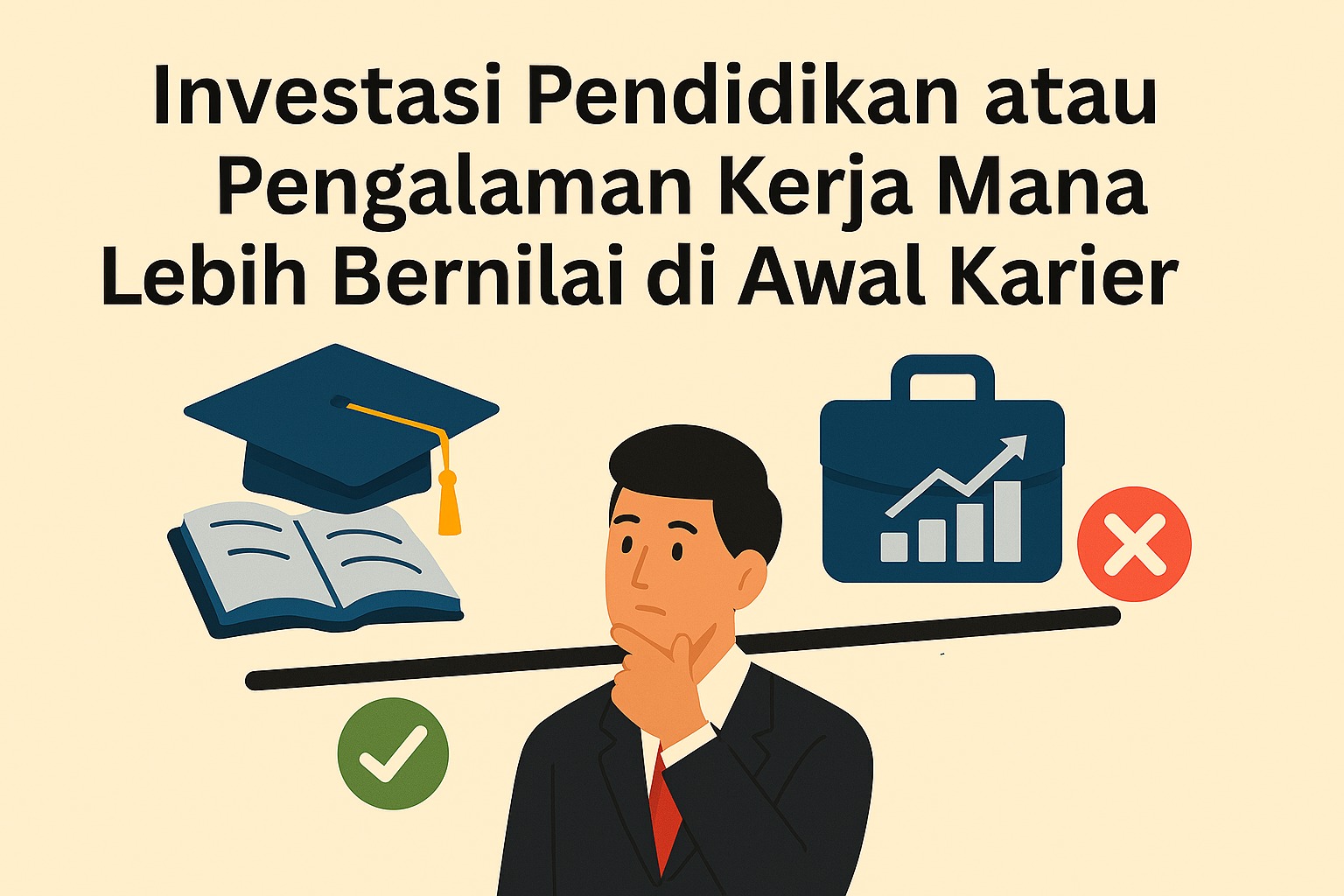 Investasi Pendidikan atau Pengalaman Kerja, Mana Lebih Bernilai di Awal Karier?