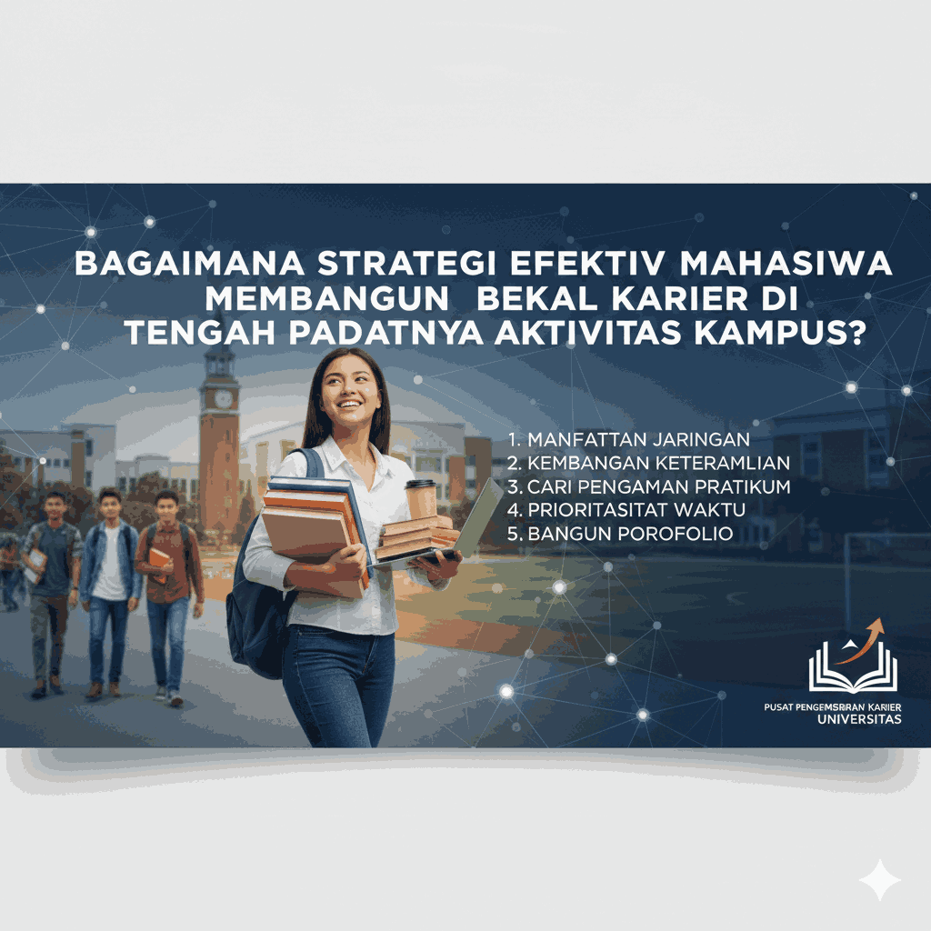 Bagaimana Strategi Efektif Mahasiswa Membangun Bekal Karier di Tengah Padatnya Aktivitas Kampus?