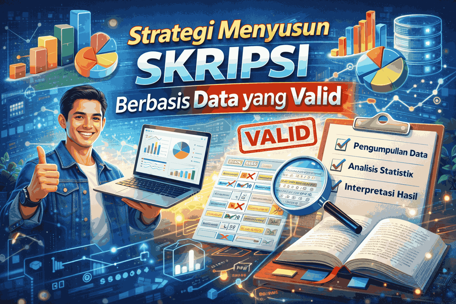 Strategi Menyusun Skripsi Berbasis Data yang Valid