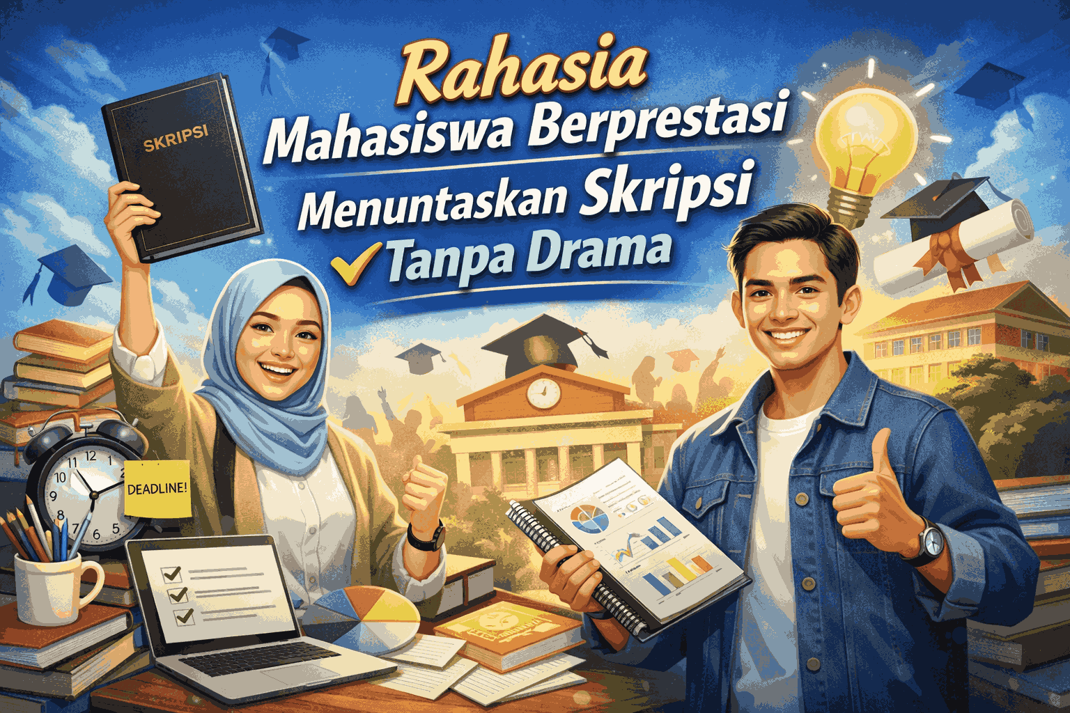 Rahasia Mahasiswa Berprestasi Menuntaskan Skripsi Tanpa Drama