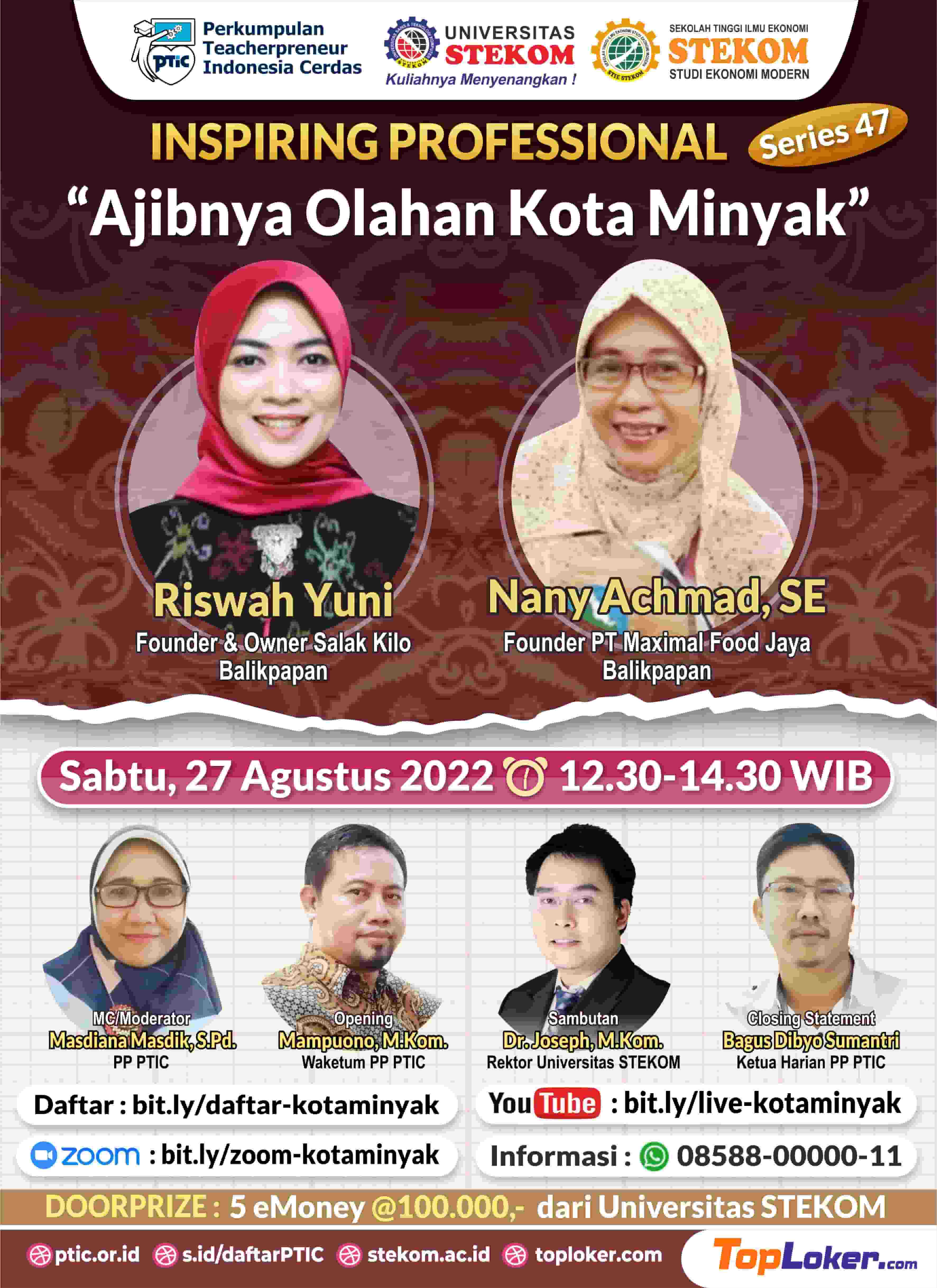 INSPIRING PROFESSIONAL Ajibnya Olahan Kota Minyak