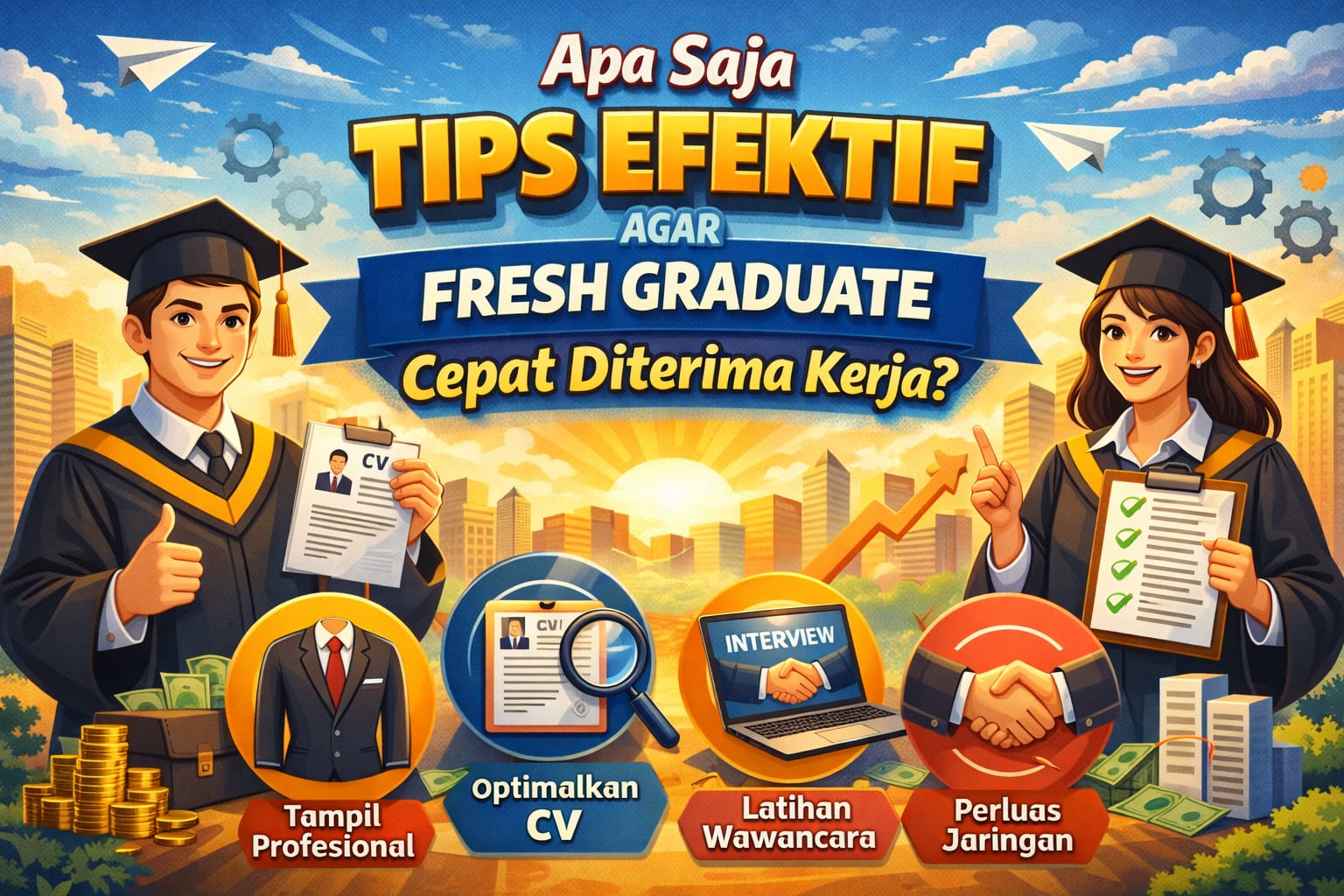 Apa Saja Tips Efektif Agar Fresh Graduate Cepat Diterima Kerja?