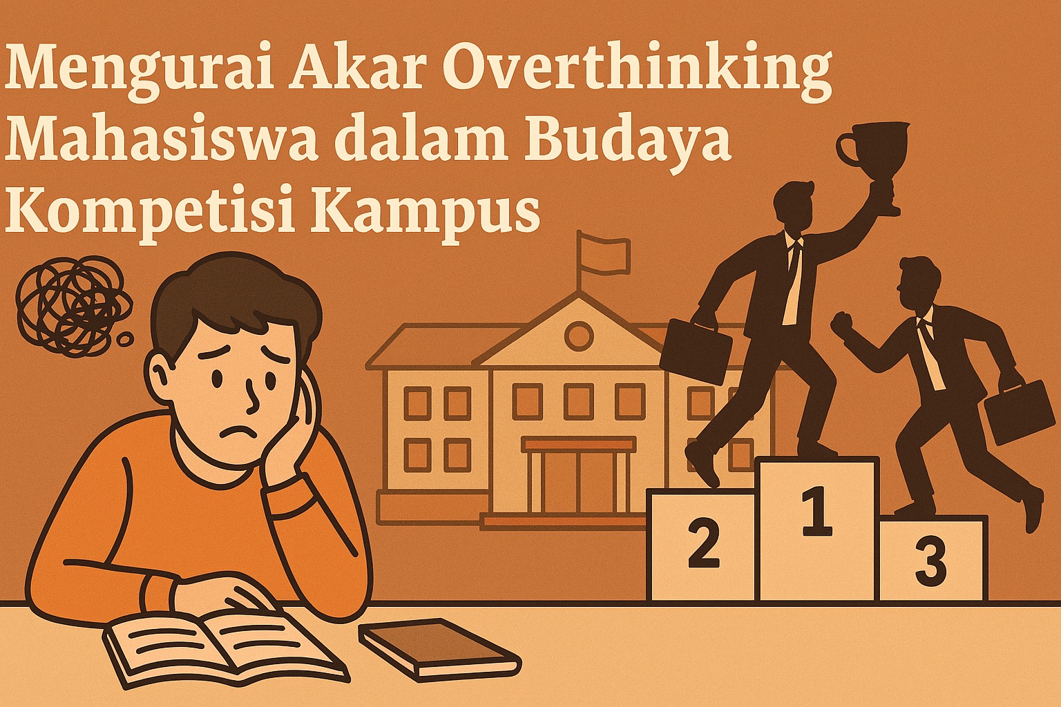 Mengurai Akar Overthinking Mahasiswa dalam Budaya Kompetisi Kampus