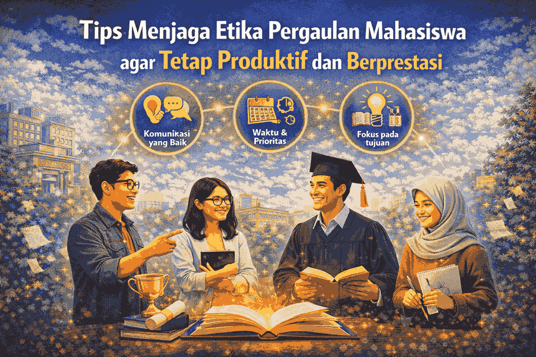 Tips Menjaga Etika Pergaulan Mahasiswa agar Tetap Produktif dan Berprestasi