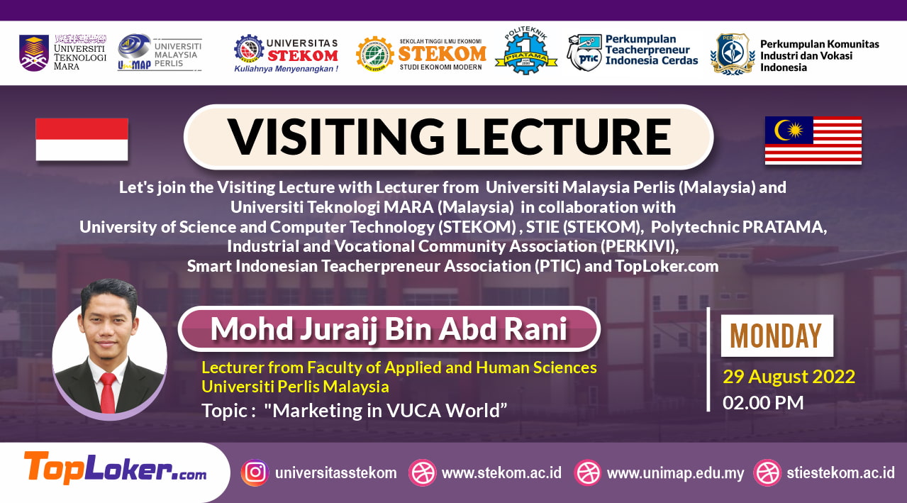 VISITING LECTURE  Marketing in VUCA World