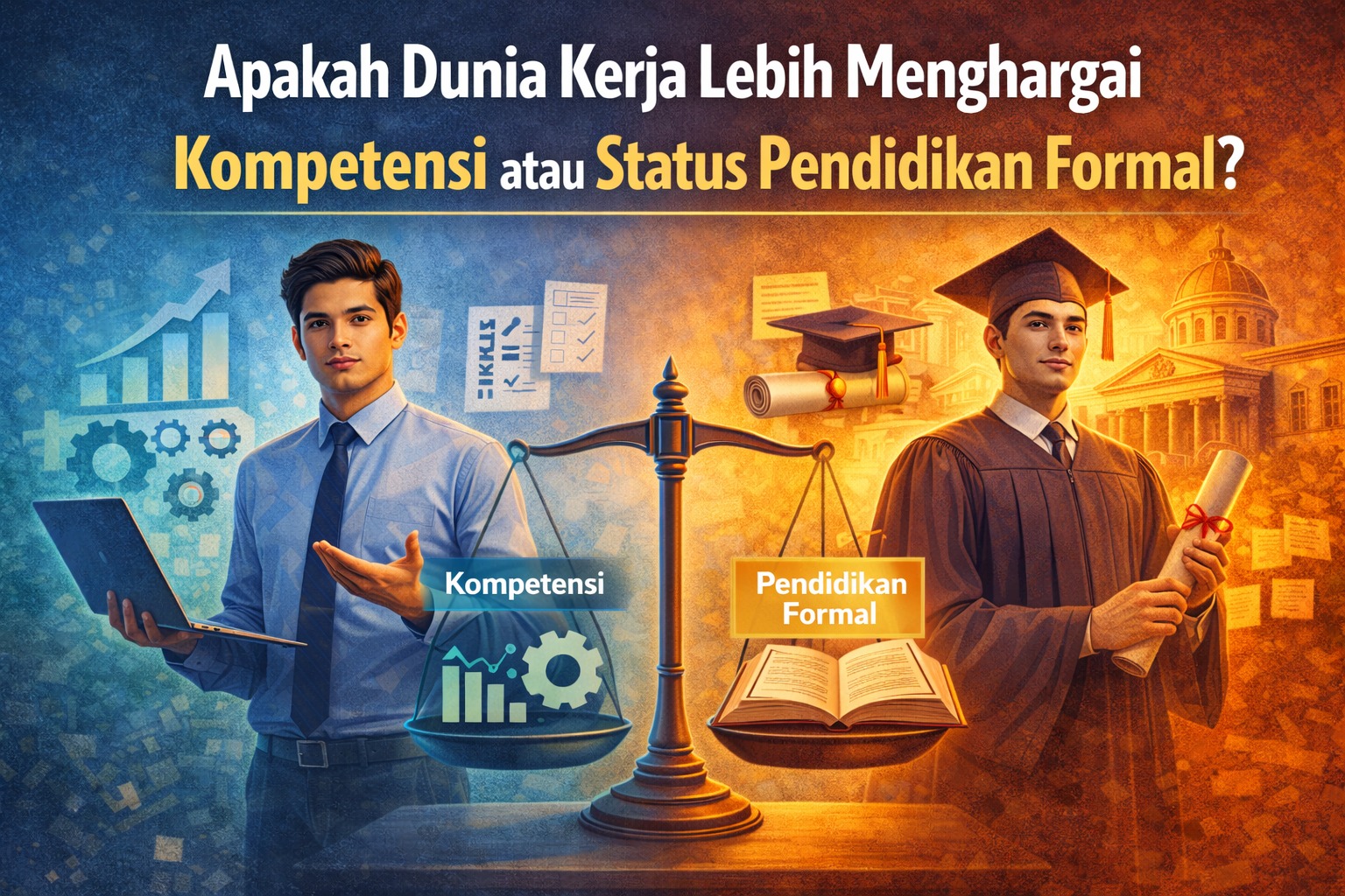 Apakah Dunia Kerja Lebih Menghargai Kompetensi atau Status Pendidikan Formal?