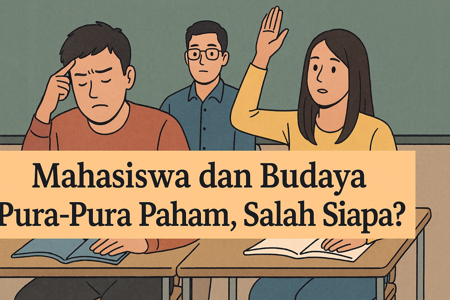 Mahasiswa dan Budaya Pura Pura Paham, Salah Siapa?