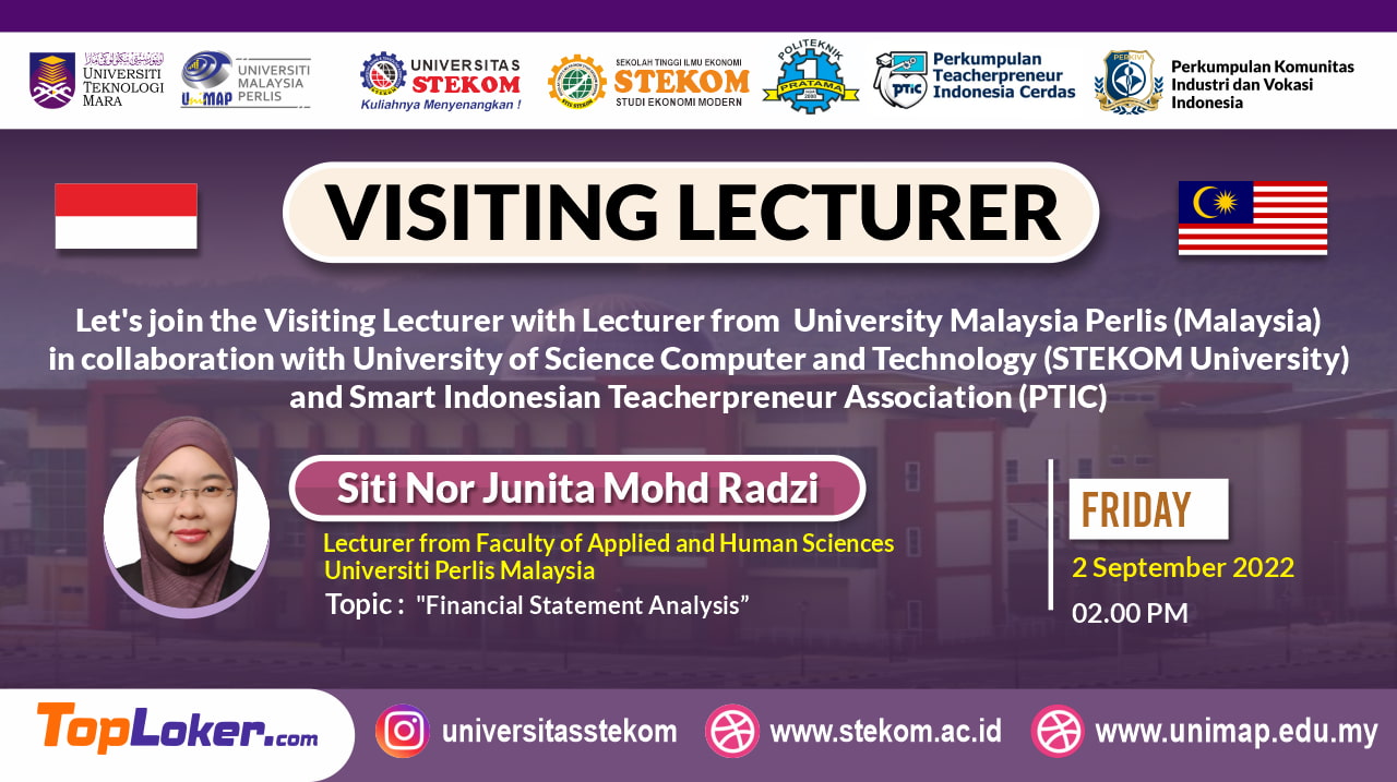 VISITING LECTURE  Financial Statement Analysis