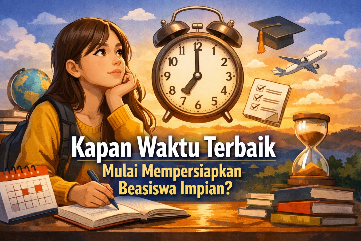 Kapan Waktu Terbaik Mulai Mempersiapkan Beasiswa Impian?