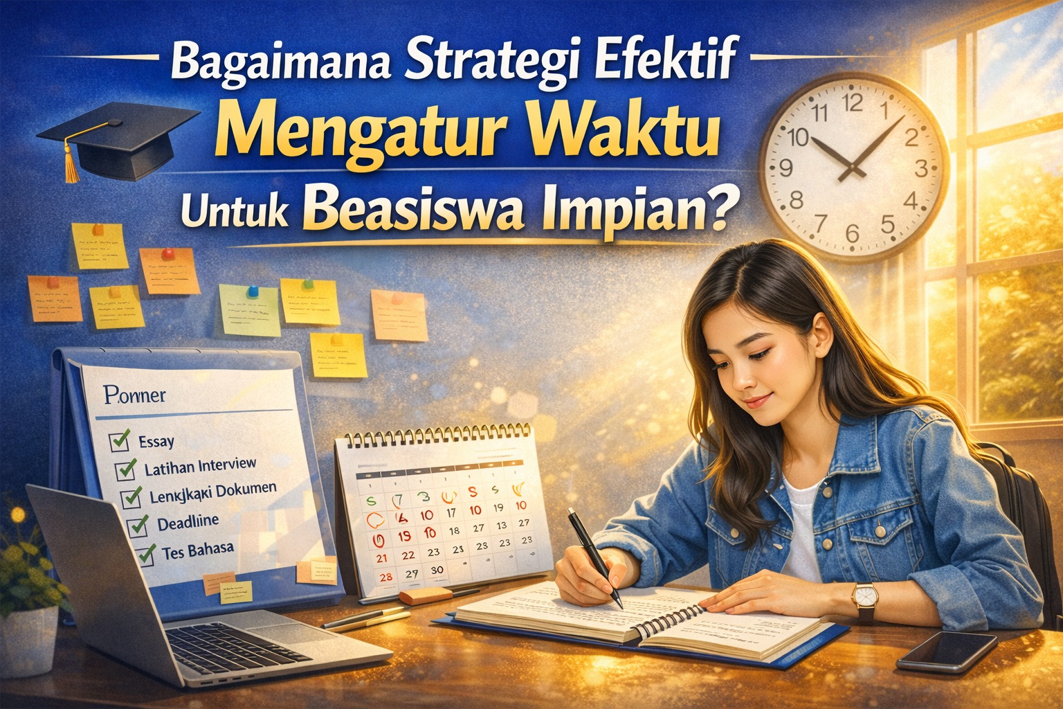 Bagaimana Strategi Efektif Mengatur Waktu Untuk Beasiswa Impian?