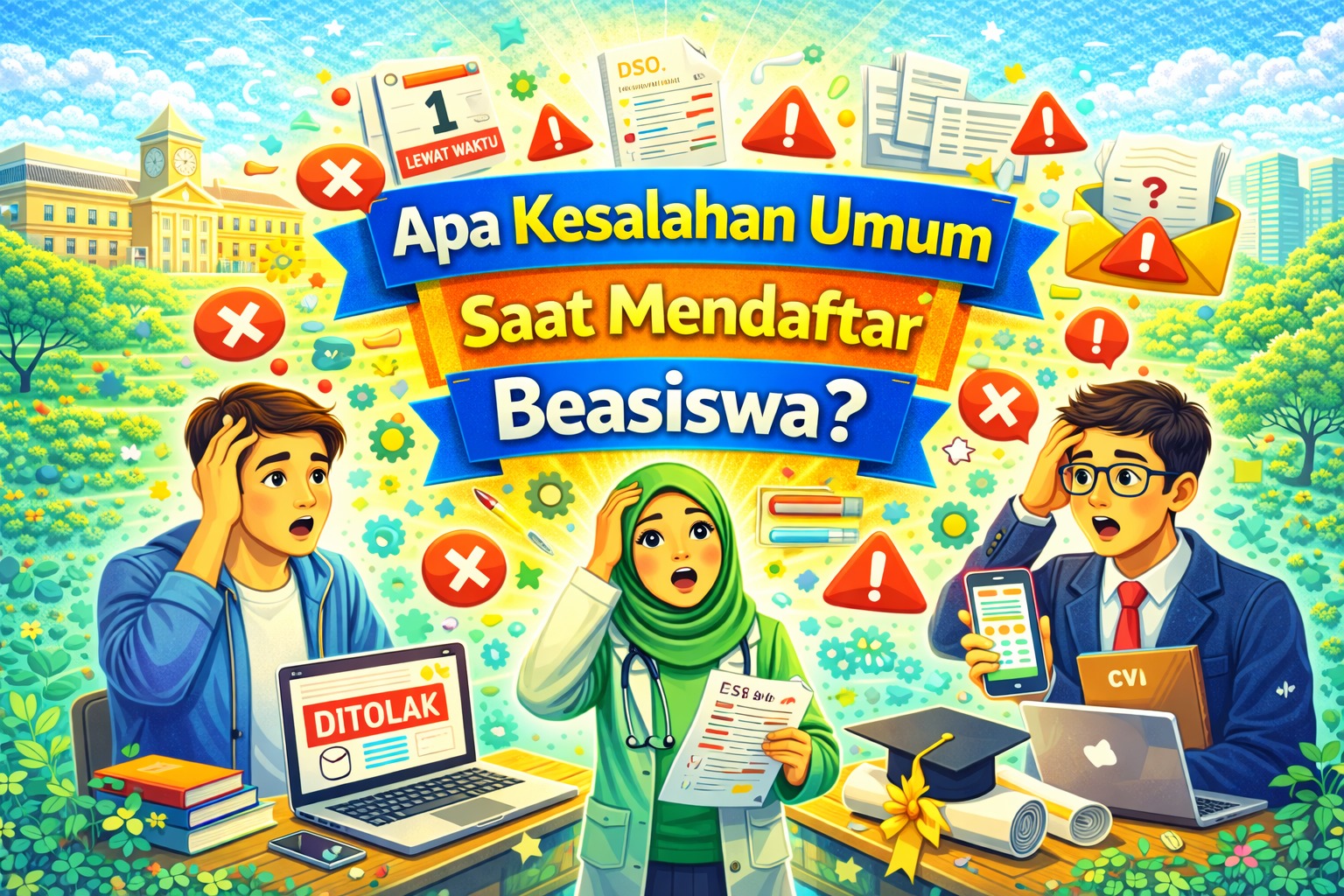 Apa Kesalahan Umum Saat Mendaftar Beasiswa?