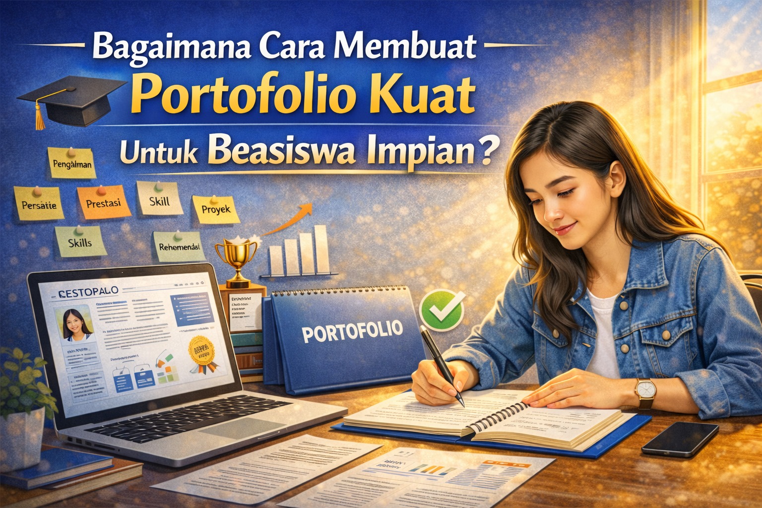 Bagaimana Cara Membuat Portofolio Kuat Untuk Beasiswa Impian?