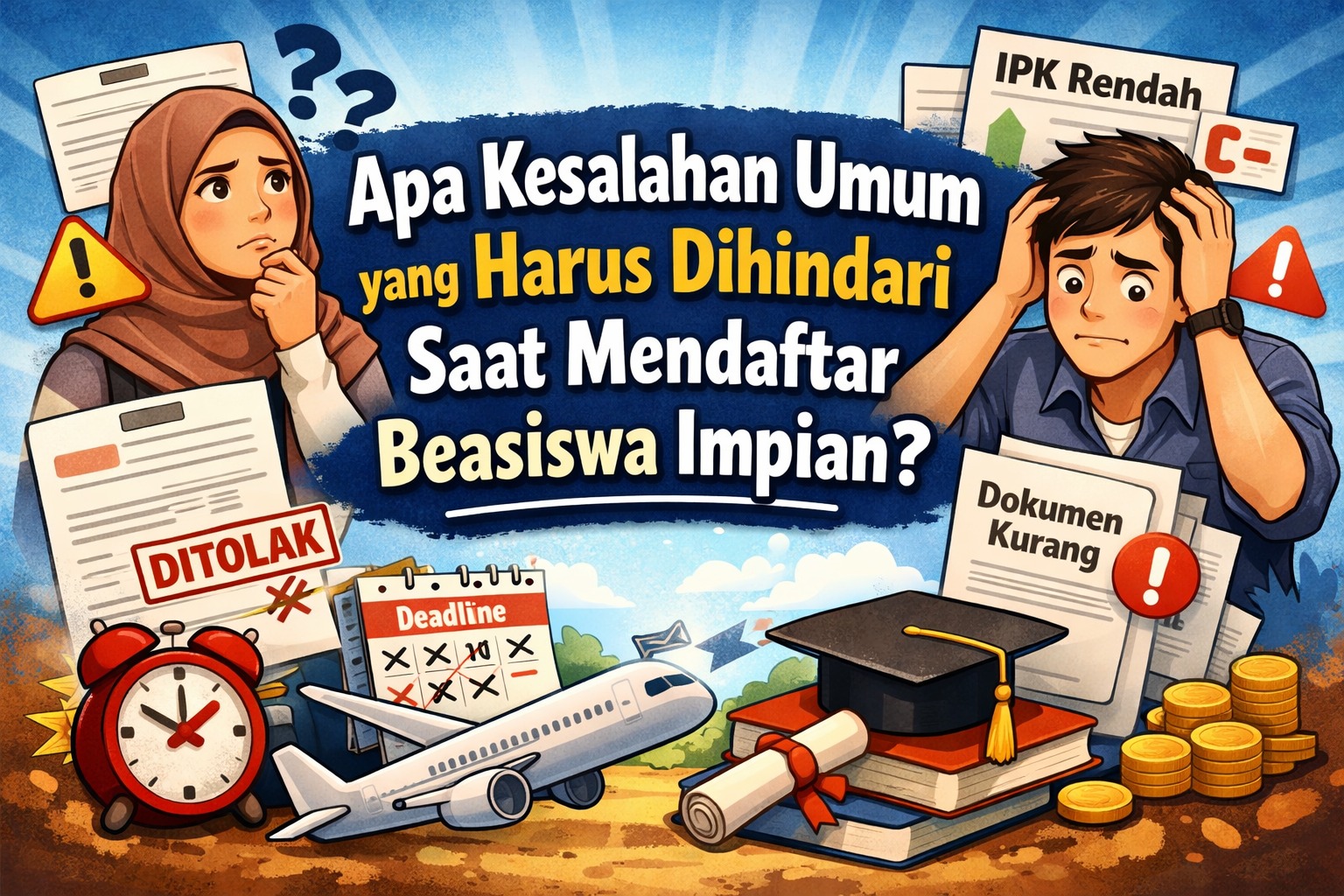 Apa Kesalahan Umum yang Harus Dihindari Saat Mendaftar Beasiswa Impian?