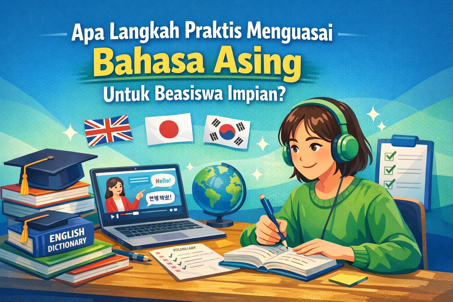 Apa Langkah Praktis Menguasai Bahasa Asing Untuk Beasiswa Impian?