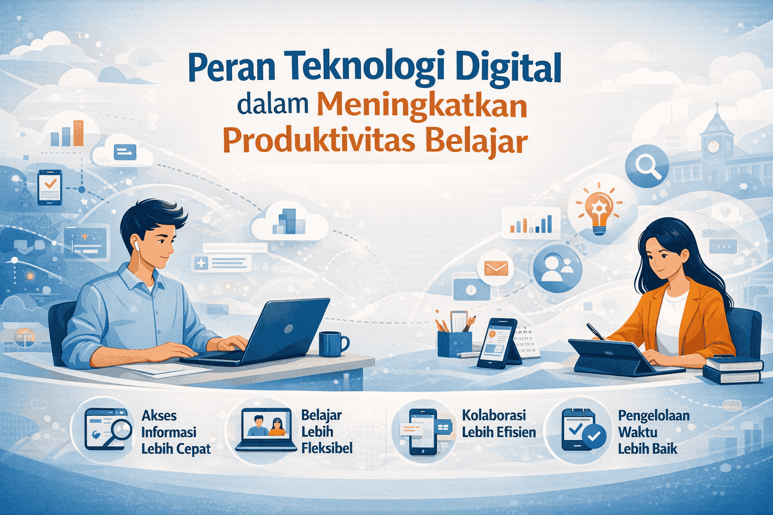 Peran Teknologi Digital dalam Meningkatkan Produktivitas Belajar