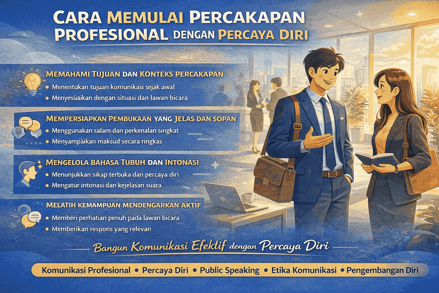 Cara Memulai Percakapan Profesional Dengan Percaya Diri