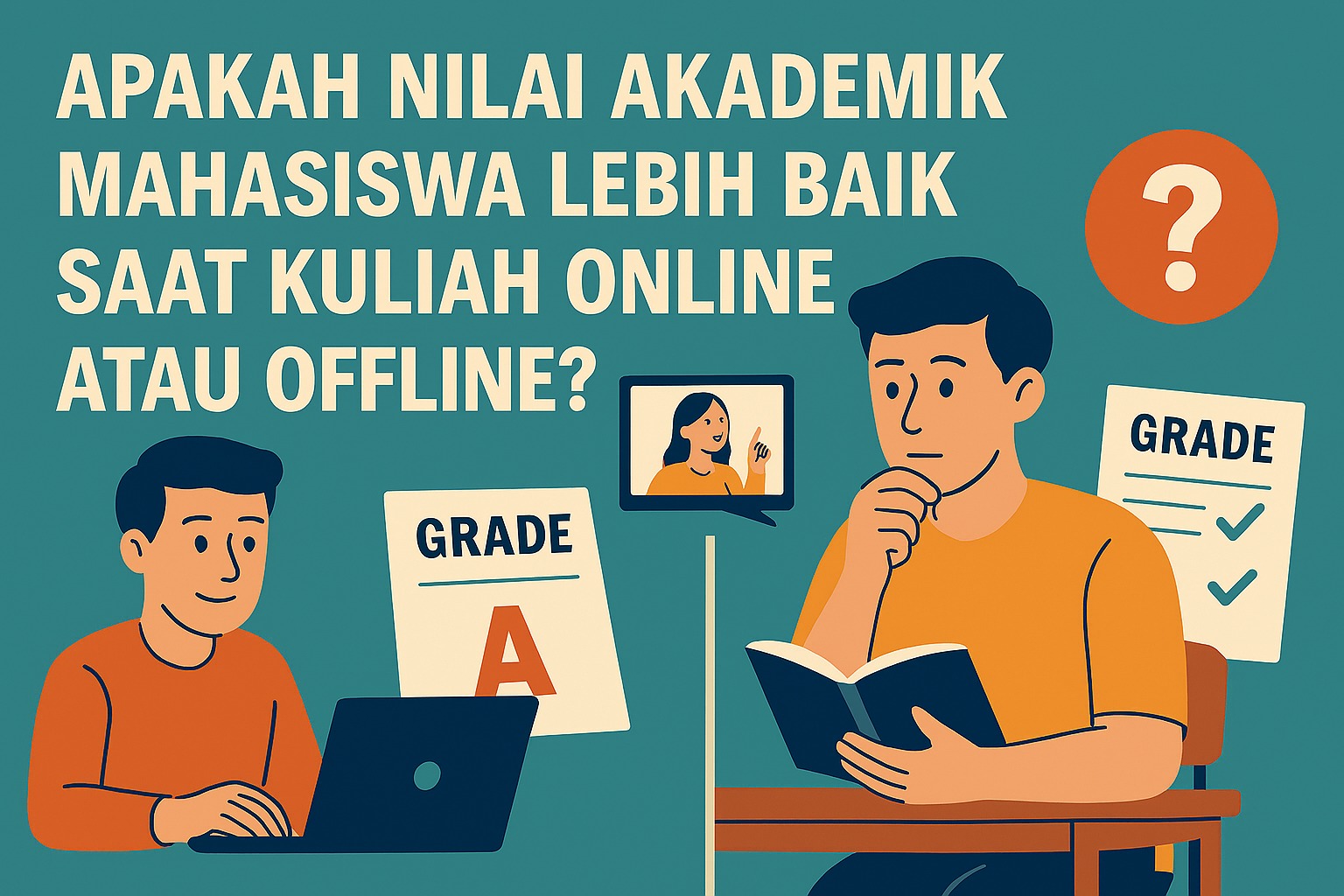 Apakah Nilai Akademik Mahasiswa Lebih Baik Saat Kuliah Online atau Offline?