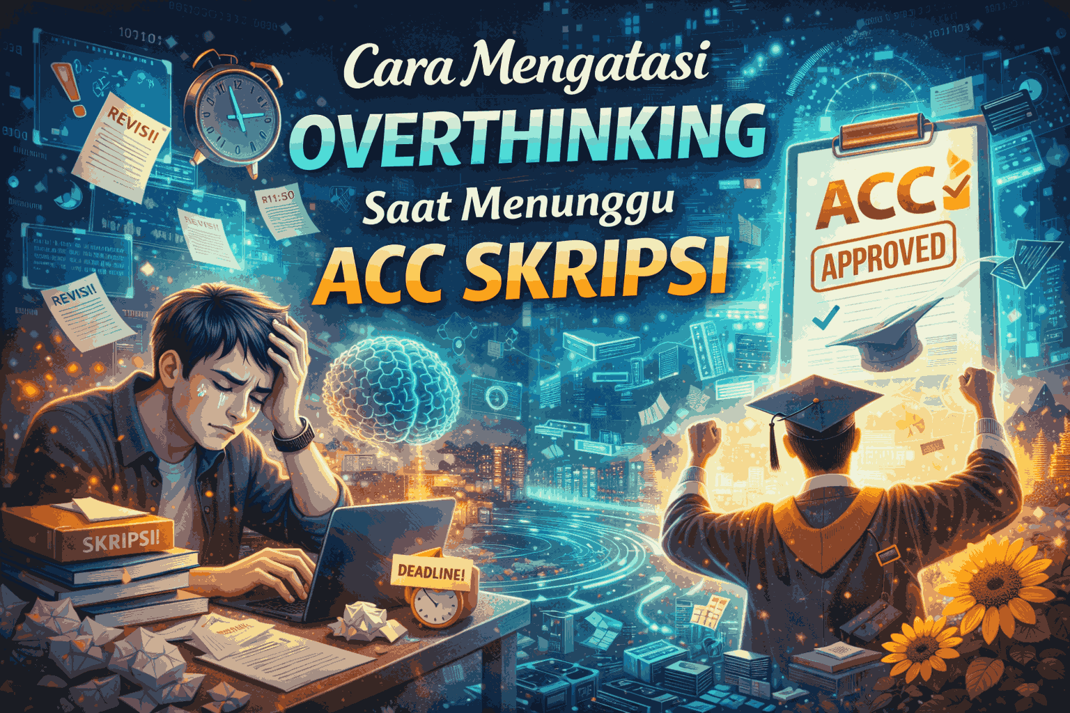 Cara Mengatasi Overthinking Saat Menunggu ACC Skripsi